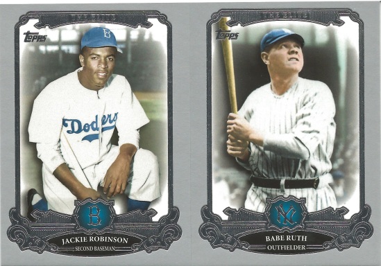 13 T Jackie Robinson Babe Ruth The Elite